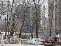 დემეტრე თავდადებულის ქუჩაზე რეკრეაციული სივრცე ეწყობა, რომლის ფართობი ორ ჰექტარს შეადგენს