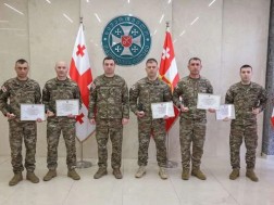 საქართველოს თავდაცვის ძალების მეთაურმა საუკეთესო სამხედროები დააჯილდოვა