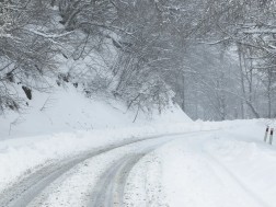 Due to the intense snowfall, the traffic restriction on Verona-Telavi section was imposed