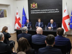 Irakli Kobakhidze presented the new Minister of Infrastructure Revaz Sokhadze to the staff of the Ministry