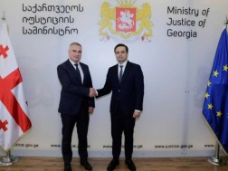 Minister of Justice Paata Salia met Public Defender Levan Ioseliani