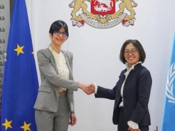 Tea Akhvlediani held a meeting with UN Regional Director in Europe and Central Asia