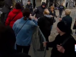 The noise and confrontation were the so -called. Near Borjomi Fair, where a fire broke out yesterday