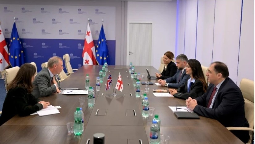 მარიამ ქვრივიშვილი გაერთიანებული სამეფოს ელჩს შეხვდა