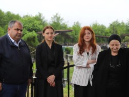 Zviad Zviadadze, in memory of Giga Otkhozoria, paid tribute to family members and local authorities