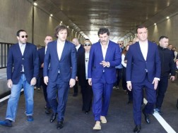 A motor tunnel connecting the university and Peter Kavtaradze streets has been opened