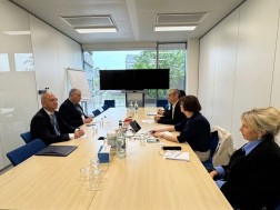 Mikheil Sarjveladze met with representatives of the Global Fund in Geneva