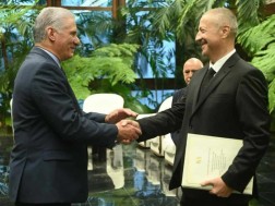 The ambassadors of the Republics of Cuba and Guatemala have handed over the credentials of Georgia to the Georgian ambassadors