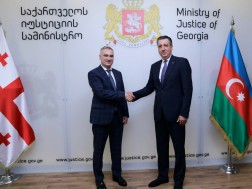 იუსტიციის მინისტრი პაატა სალია აზერბაიჯანის რესპუბლიკის ელჩს საქართველოში, ფაიგ გულიევს შეხვდა