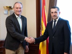 Alexander Tabatadze met with the Chairman of the Defense Committee of the Spanish MPs Congress