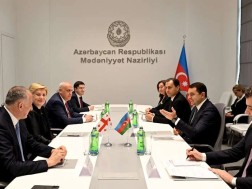 Tinatin Rukhadze met with Minister of Culture of the Republic of Azerbaijan Adil Karimon