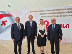 Zaza Lominadze and Irakli Kadagishvili attended a solemn concert dedicated to Georgia's Independence Day in Baku