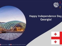 Armenian Ministry of Foreign Affairs - Congratulations on Georgia's Independence Day, appreciate our strategic partnership, we are sure, fraternal relations continue to deepen