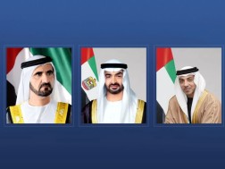 The leaders of the United Arab Emirates congratulated the President and Prime Minister of Georgia on Independence Day
