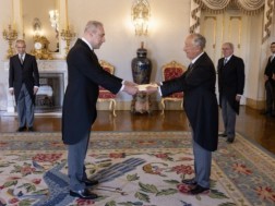 Georgian Ambassador to the Portuguese Republic Levan Tsurtsumia handed over the credentials