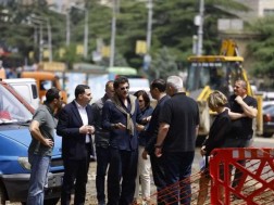 The Mayor of Tbilisi was introduced to the process of rehabilitation of the streets of Cholokashvili and Tsereteli