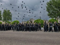 The 14th release ceremony was held at the Cadet Military Lyceum