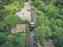 Road rehabilitation works are completed at Mukhiani Cottages, Nekresi Street
