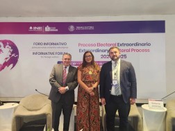 The official visit of the election administration delegation to the city of Mexico City
