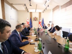 Alexander Tsuladze met with members of the Parliamentary Delegation of the Republic of Azerbaijan