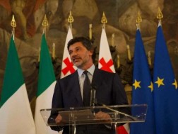 კახა კალაძე მილანში საქართველოს გენერალური საკონსულოს გახსნის ღონისძიებას დაესწრო