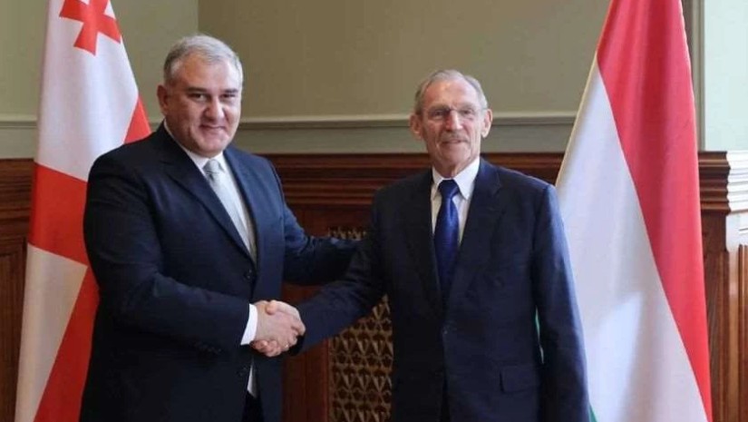 მიხეილ სარჯველაძე ბუდაპეშტში შანდორ პინტერს შეხვდა
