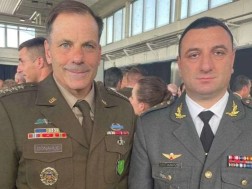 The Commander of the Georgian Defense Force attended the event dedicated to the 250th anniversary of the US Army