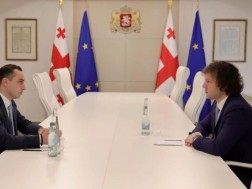 ირაკლი კობახიძე აფხაზეთის ავტონომიური რესპუბლიკის ახლად არჩეულ თავმჯდომარეს შეხვდა