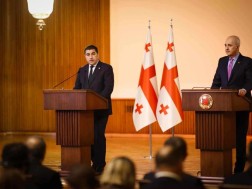 We discussed many important issues at the meeting in the Caucasus region of peace and stability - we focused on the growing geopolitical significance of the middle corridor - Papuashvili