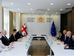 იუსტიციის მინისტრის მოადგილე IOM-ის საქართველოს მისიის ხელმძღვანელს და შვეიცარიის განვითარების სააგენტოს წარმომადგენლებს შეხვდა