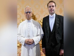 The Ambassador Extraordinary and Plenipotentiary of Georgia to the Holy See has given Pope Leon XIV credentials