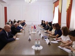 საქართველოს პარლამენტის დელეგაცია, გიორგი გაბუნიას ხელმძღვანელობით, სომხეთის რესპუბლიკაში იმყოფება