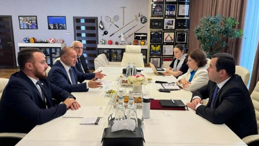 გივი მიქანაძემ აზერბაიჯანის რესპუბლიკაში შეხვედრები გამართა