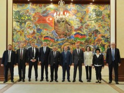 The delegation of the Parliament of Georgia is on a working visit to the Republic of Azerbaijan
