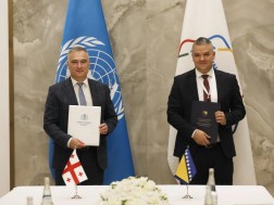 პაატა სალია ბოსნია-ჰერცეგოვინას იუსტიციის მინისტრს, დავორ ბუნოზას შეხვდა