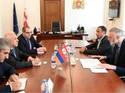 Viktor Sanikidze met with the ambassador of the Republic of Armenia