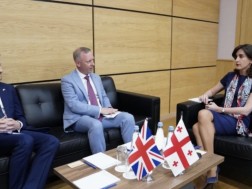 Foreign Minister Maka Bochorishvili met with the Ambassador Extraordinary and Plenipotentiary of the United Kingdom to Georgia Word