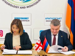 Memorandum of Understanding was signed between the National Environment Agency and the Armenian Hydrometeorology and Monitoring Center