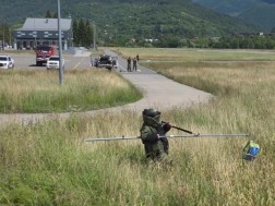 Full -scale planned training was held at Ambrolauri Airport