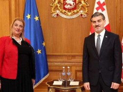 Mikheil Kavelashvili met with Anna Maria Shiko, Ambassador Extraordinary and Plenipotentiary of Hungary to Georgia