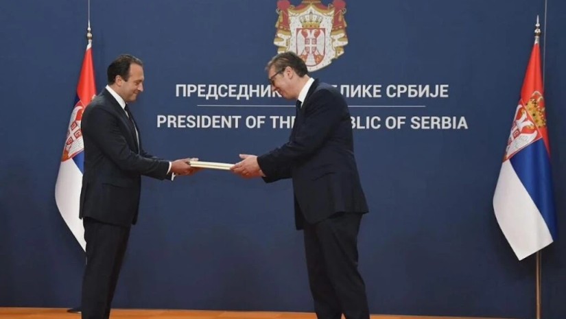 ელჩმა სერბეთის პრეზიდენტს რწმუნებათა სიგელები გადასცა ელჩმა სერბეთის პრეზიდენტს რწმუნებათა სიგელები გადასცა