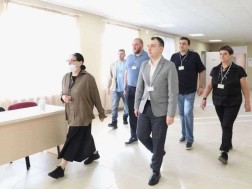 Giorgi Chakvetadze visited the exam center in Rustavi