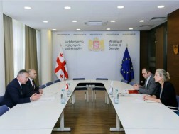 Minister of Justice Paata Salia, together with Deputy, Beka Dzamashvili, met with the head of the Delegation of the International Committee of the Red Cross (ICRC), Anna Montavon