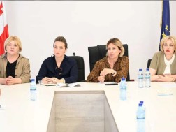 Nino Tsilosani and members of the Provisional Parliamentary Commission on Women and Children held meetings in Aspindza Municipality