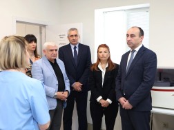 Gecka Geladze, along with Deputy Mariam Tabatadze, visited the Health Service