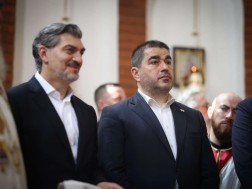 Shalva Papuashvili attended the Divine Liturgy in Zugdidi,