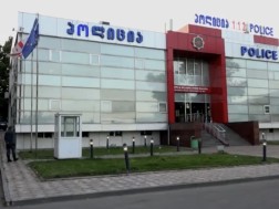 What is the health condition of the police officers in Gori - injuries to three law enforcers with a cold weapon