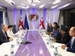 Finance Minister Lasha Khutsishvili met with the head of the World Bank Transport Direction