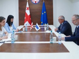 თეა ახვლედიანი სამხრეთ კავკასიაში ეუთო-ს სპეციალურ წარმომადგენელს შეხვდა