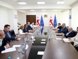 მიხეილ სარჯველაძე ევროპის პროფესიული კავშირების კონფედერაციის (ETUC) წარმომადგენლებს შეხვდა